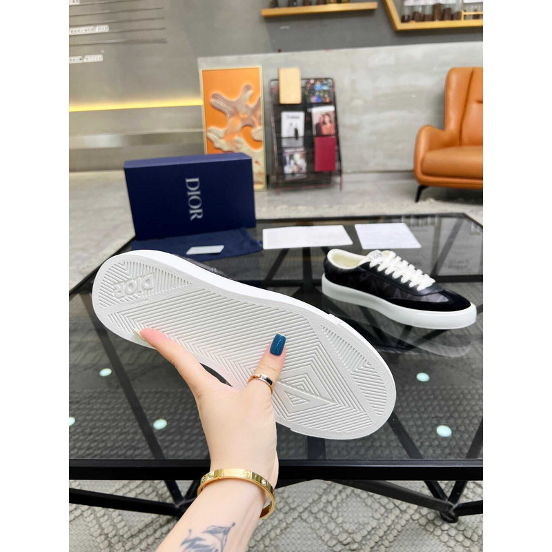 d*or b101 sneaker cd Di*m*nd canvas smooth calfskin nubuck black