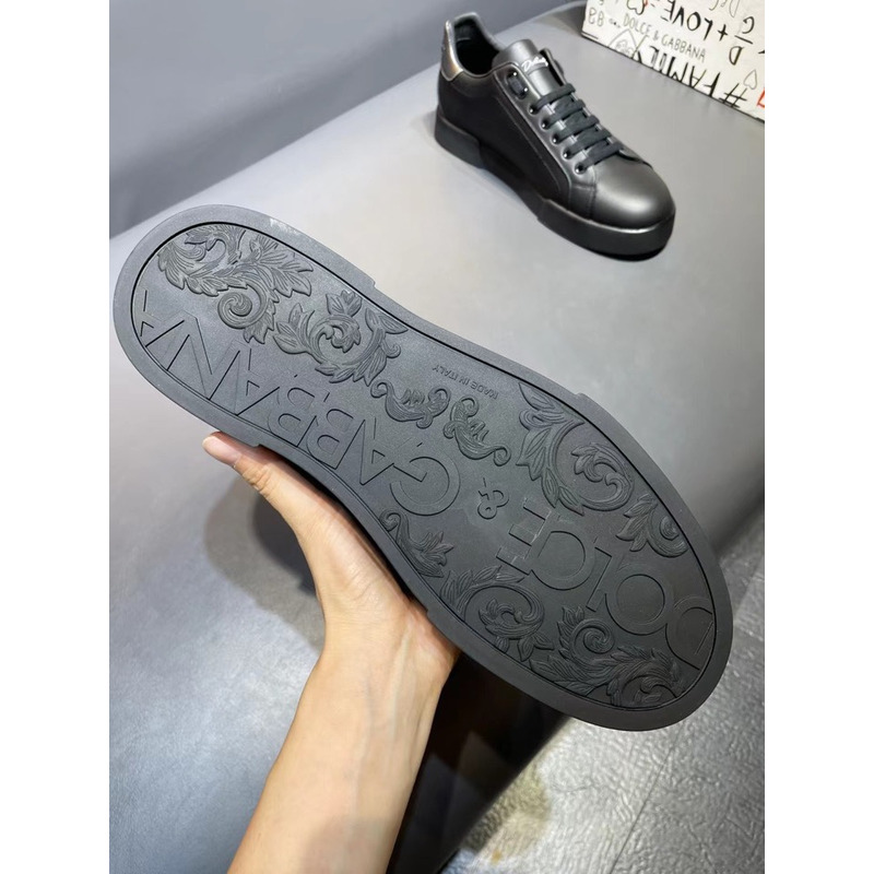 Dolce & Gabbana Portofino Sneakers Nappa Calfskin With Crown Patch