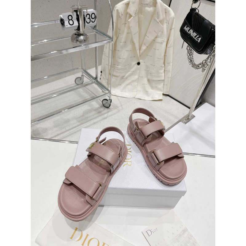 D*or D*oract sandal saffron pink lambskin