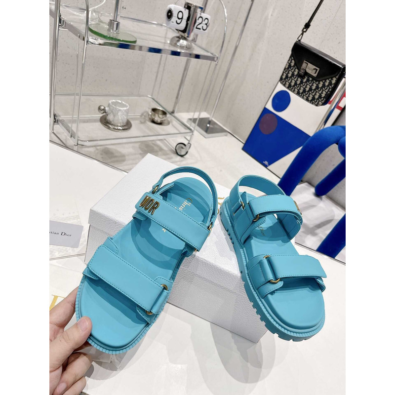 D*or D*oract sandal saffron blue lambskin
