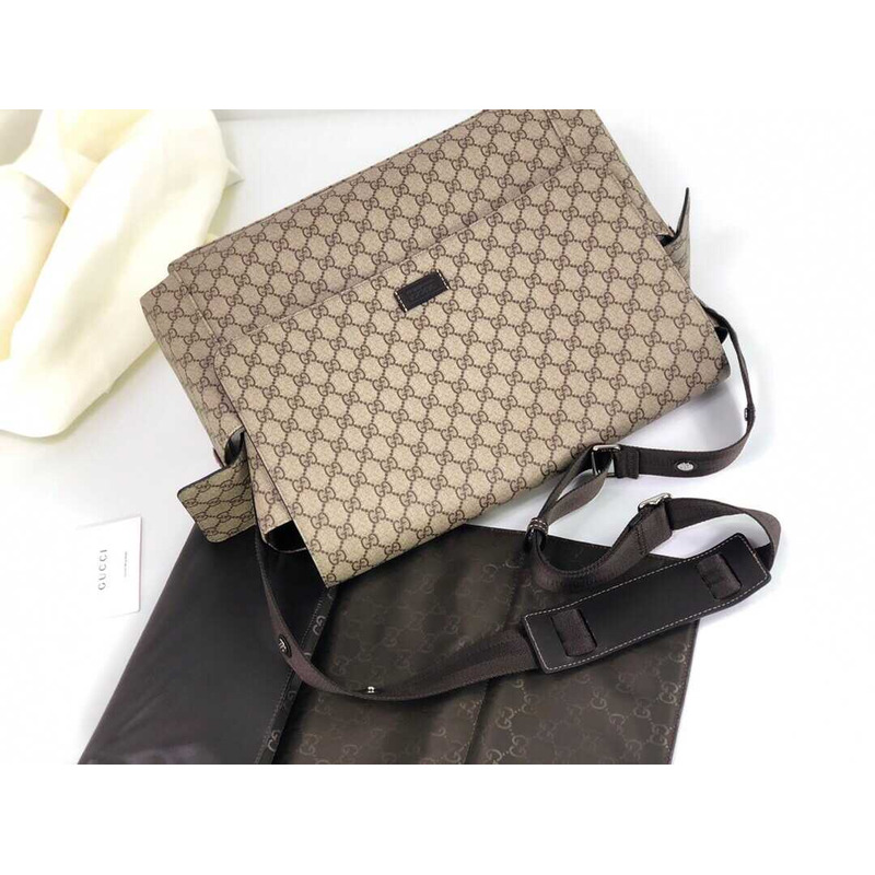 g*u*i diaper bag crossbody gg S*p*e brown