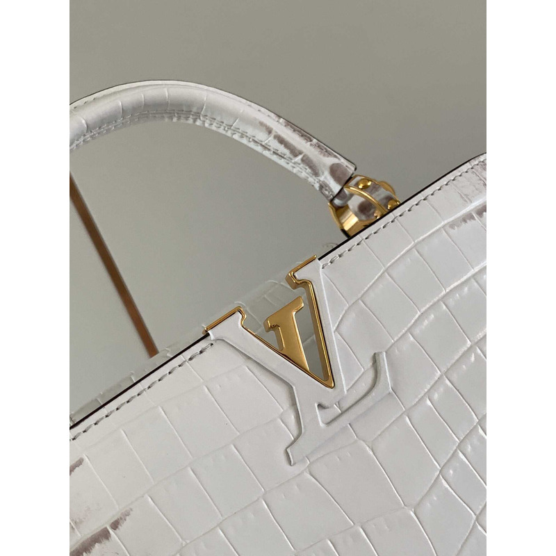 l**is V*t*n crocodile leather capucines mini