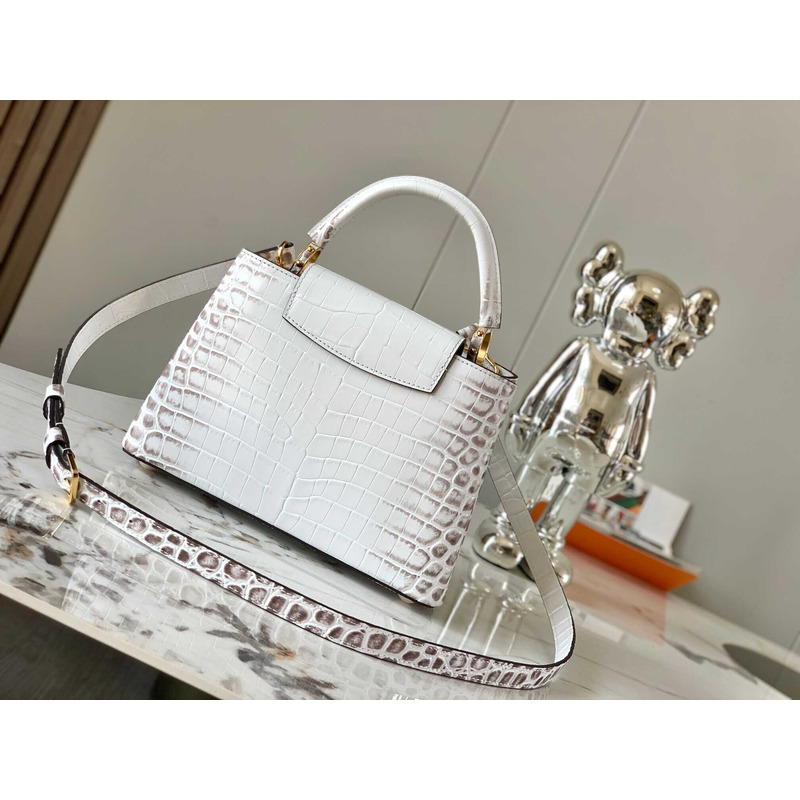 l**is V*t*n crocodile leather capucines mini