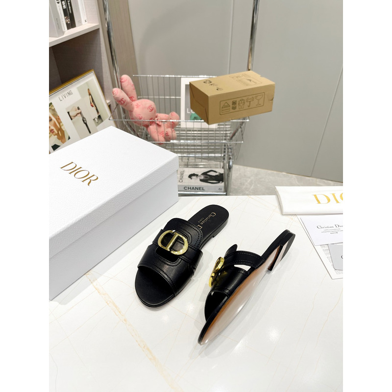 D*or 30 montaigne slide calfskin black