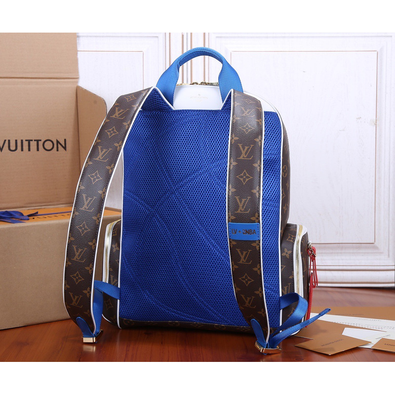 l**is V*t*n ebene monogram coated canvas nba new backpack gold hardware