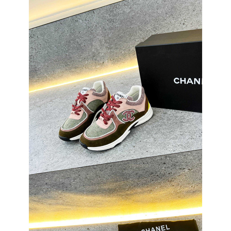 Ch*el low top trainer cc pink