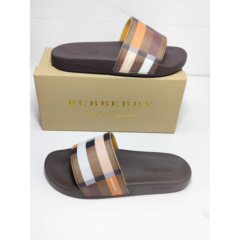 B**rry other plaid patterns street style shower shoes logo