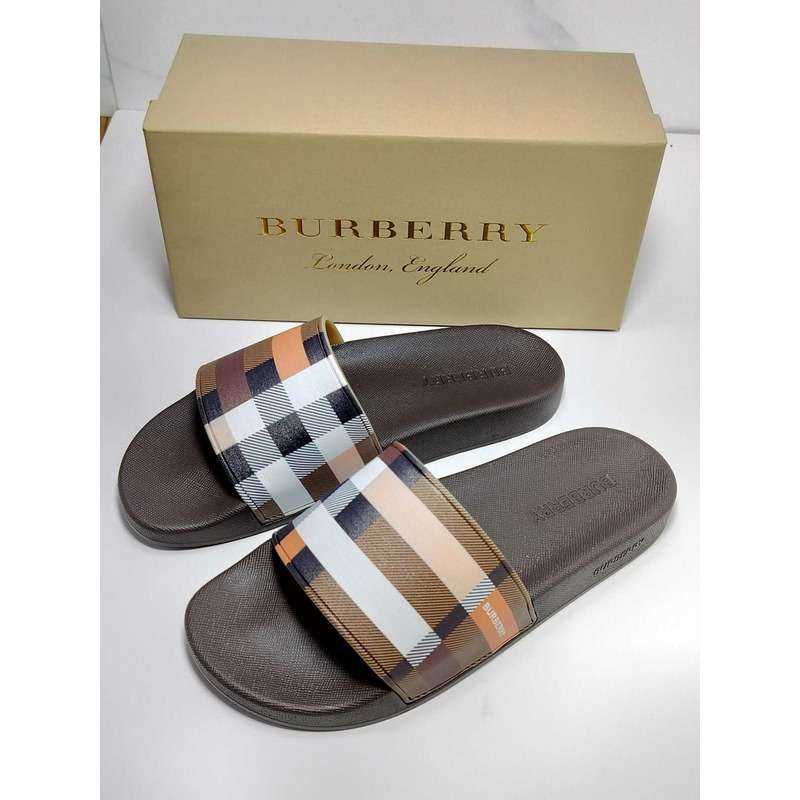 B**rry other plaid patterns street style shower shoes logo