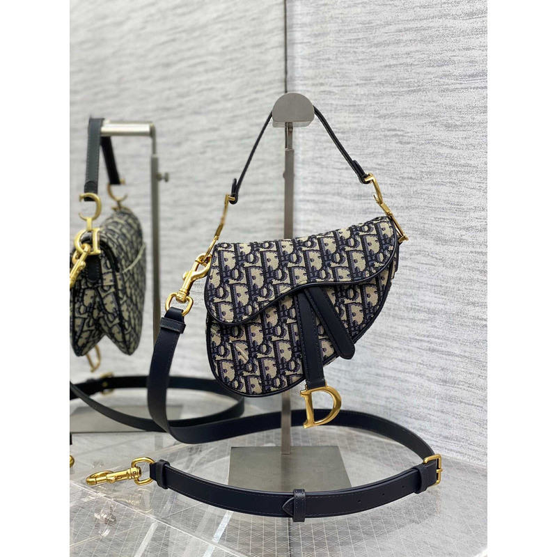 D*or oblique saddle bag blue