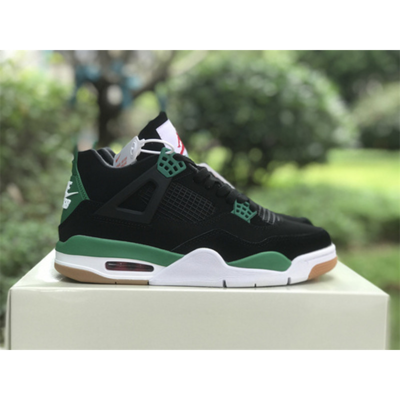 Jordan Retro 4 Black And Green
