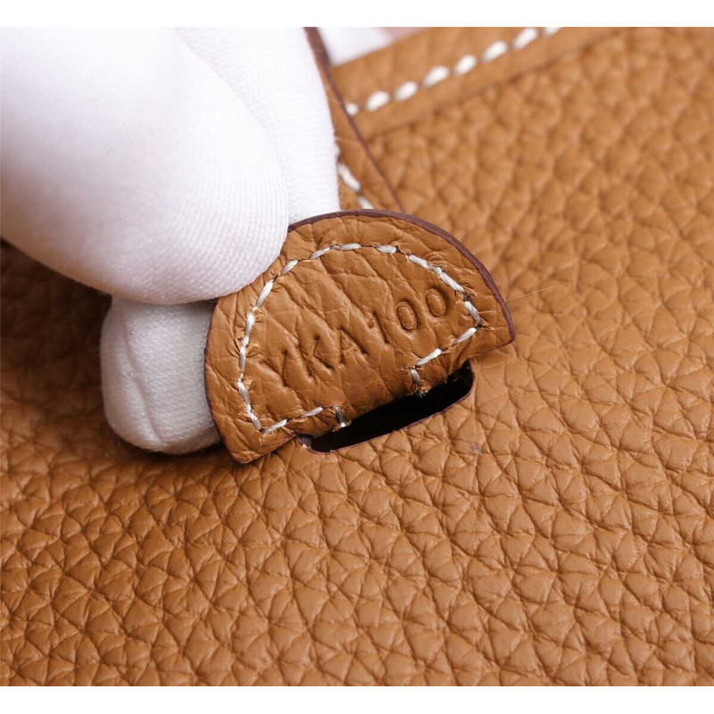 H**mes evelyne tpm mini gold a stamp bag