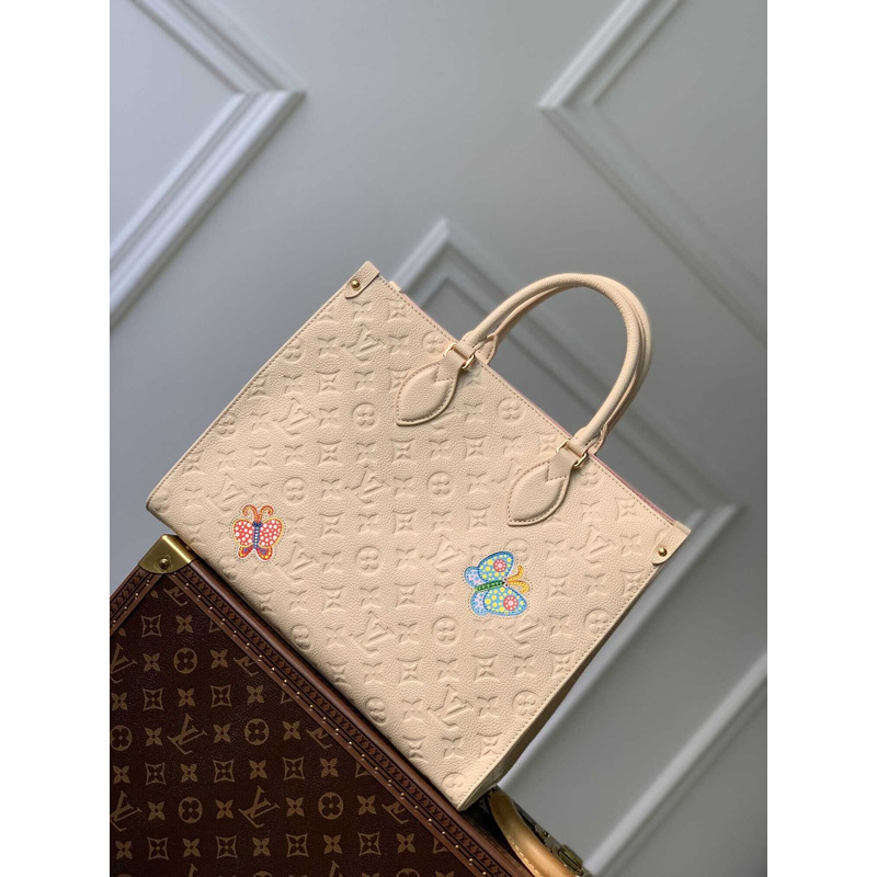l**is V*t*n x yayoi kusama monogram white