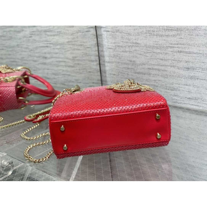 D*or ladyD*or glitter gradient bag pink