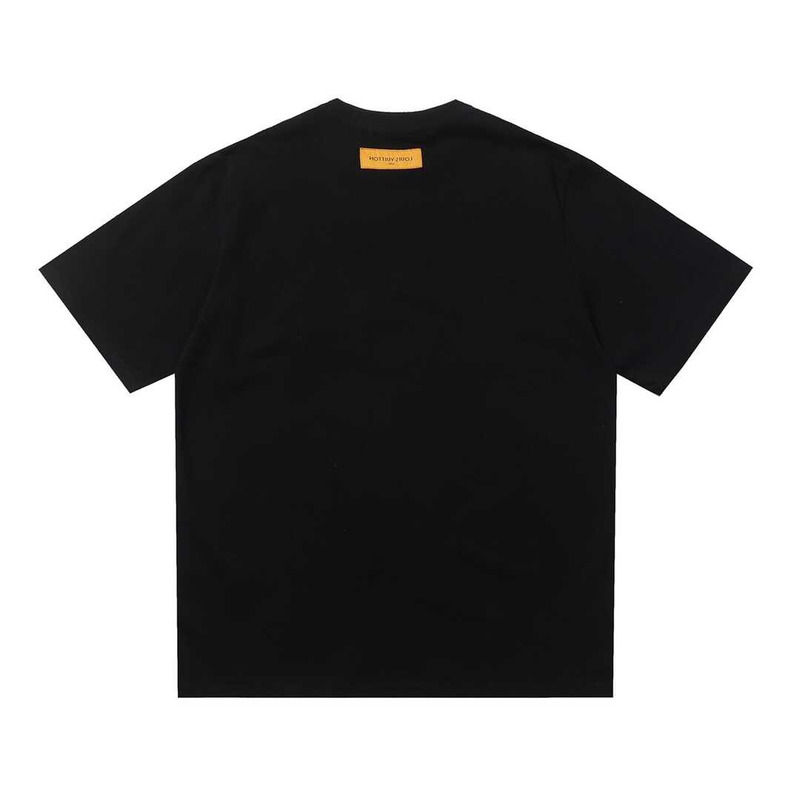 l**is V*t*n logo t-shirt black