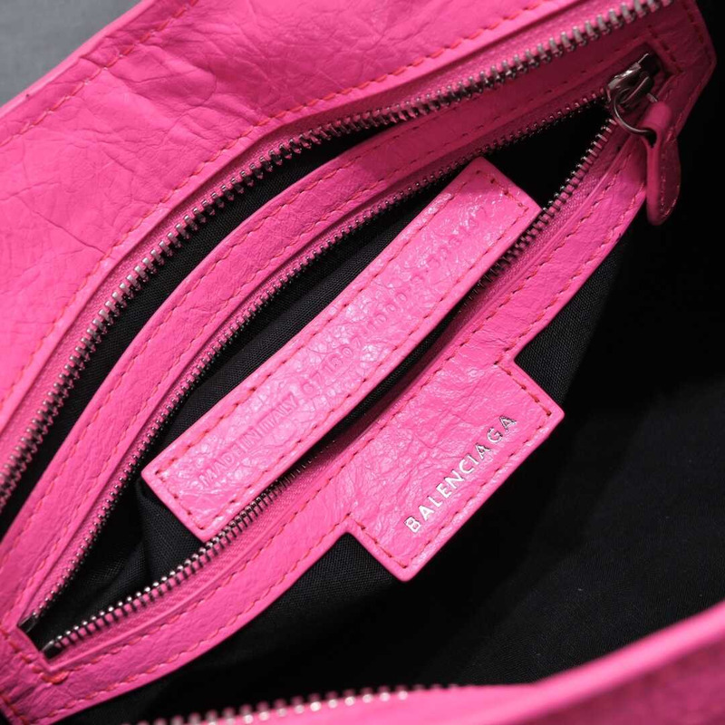 Ba*len*cia*ga neo cagole small handbag fluorescent pink