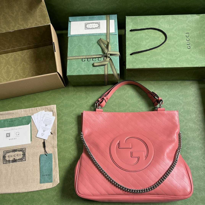G*u*i blondie medium tote bag pink