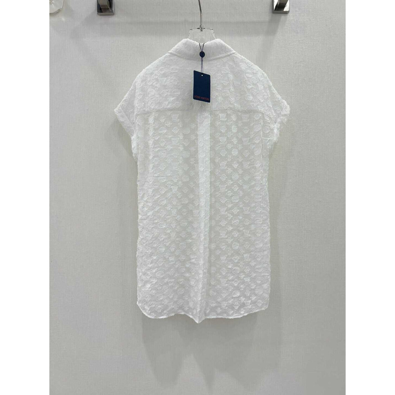 l**is V*t*n sleeveless shirt white