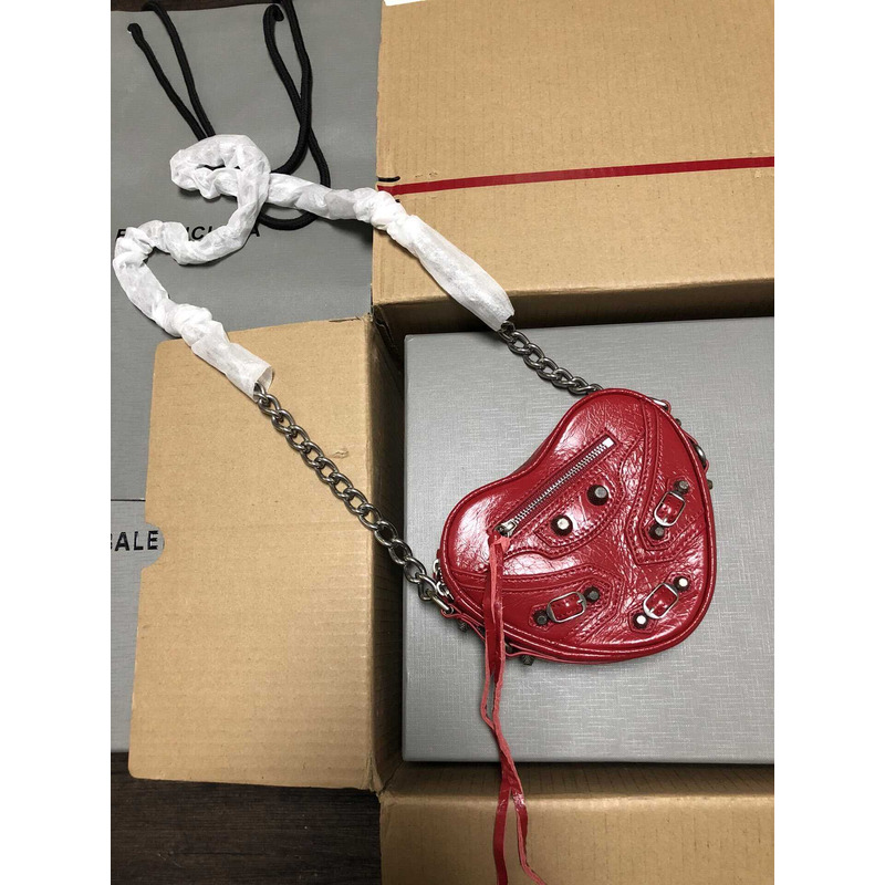 Ba*len*cia*ga mini bag women red