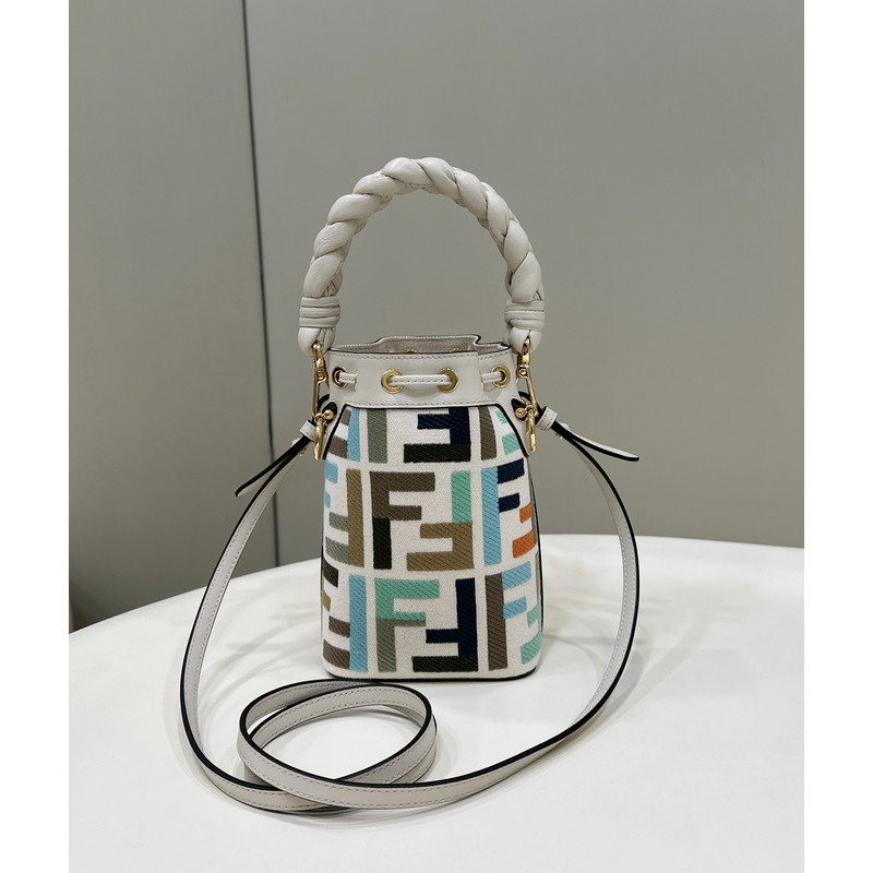 F**di small mon tresor bucket bag