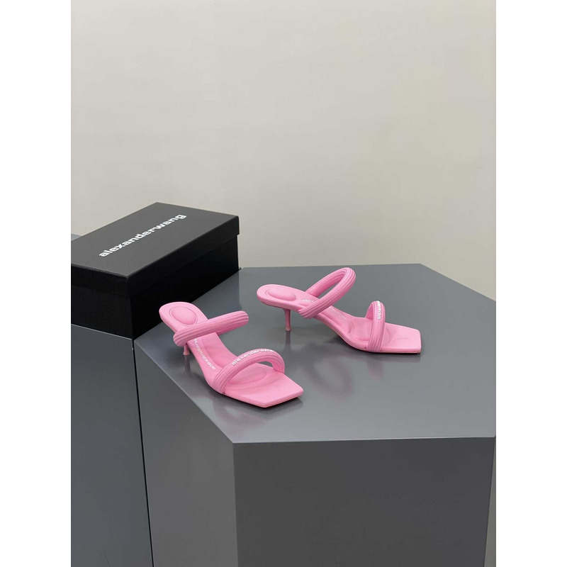 Alexander Wang Tubular Julie Mules 105 Pink