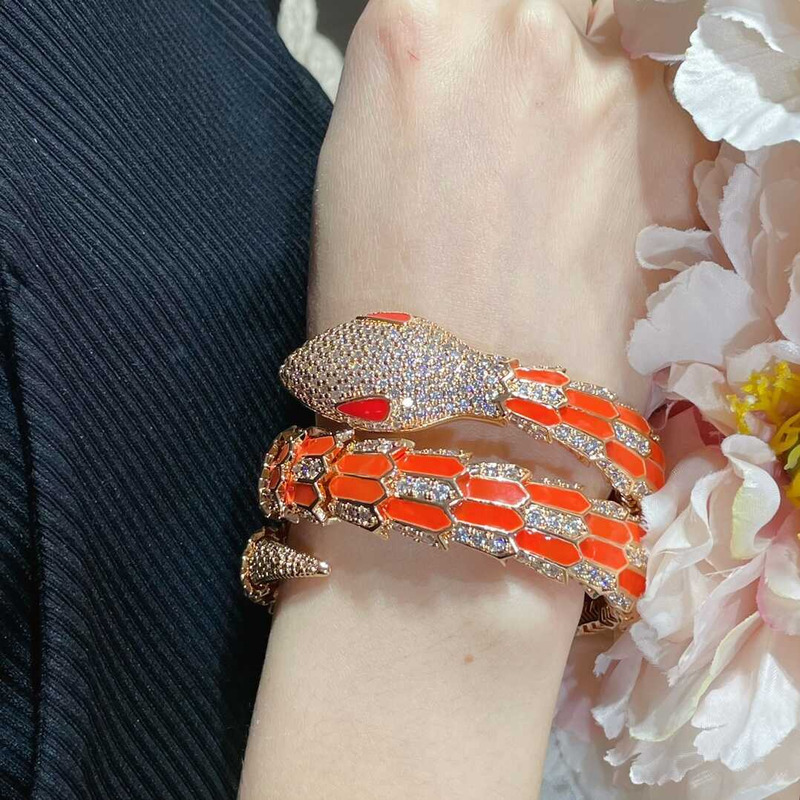 b*l*ai Di*m*nd serpenti snake bracelet