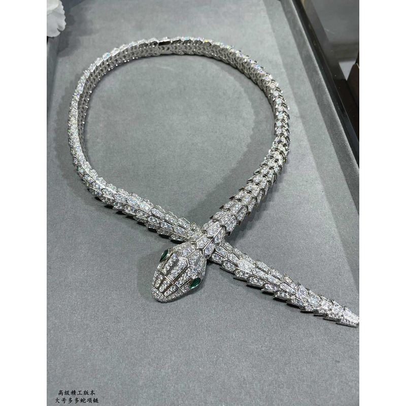 b*l*ai serpenti Di*m*nd necklace