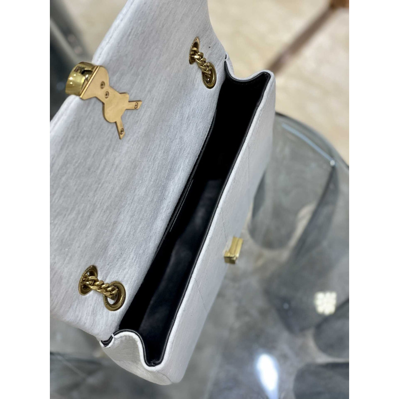 Saint Laurent Jamie Medium Shoulder Bag White