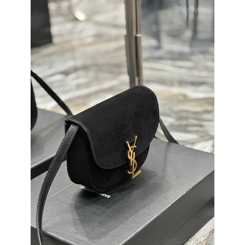 Saint Laurent Kaia Small Shoulder Bag IN Smooth Leather Black