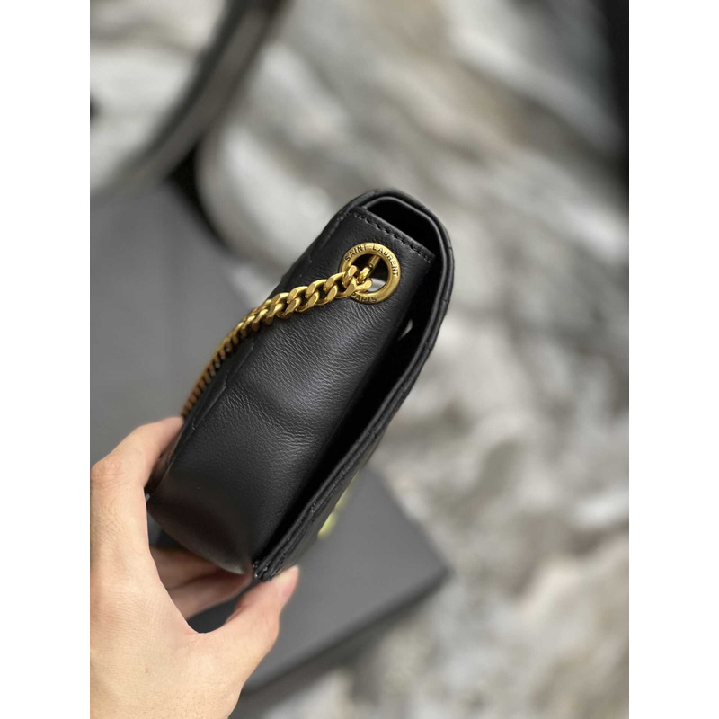 saint laurent S*pple kate 99 quilted calfskin leather shoulder bag black