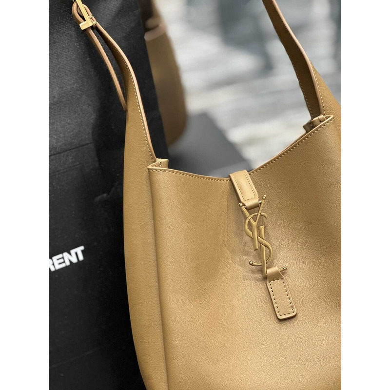 Saint Laurent Le5a7 Hobo Bag Small Yellow