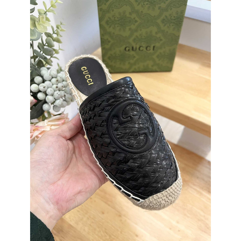 G*u*i interlocking g espadrilles black