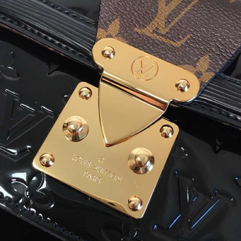 l**is V*t*n lv wynwood chain bag patent leather black