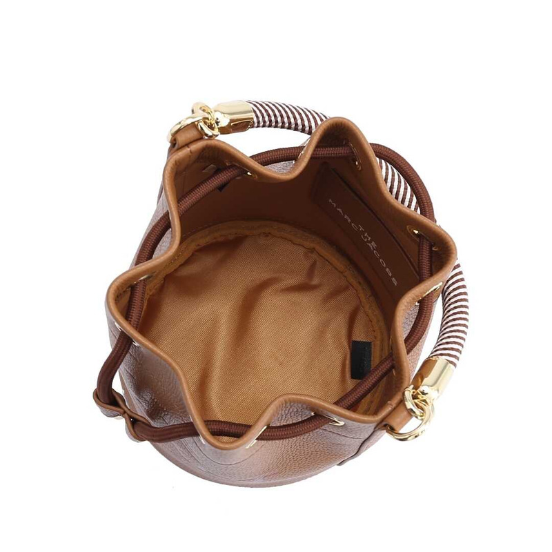 Marc Jacobs The Leather Bucket Bag Light Brown