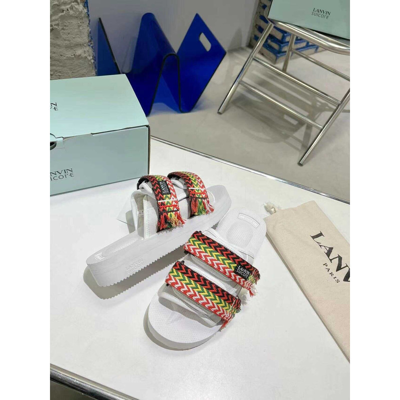 Lanvin x Suicoke Sandals White