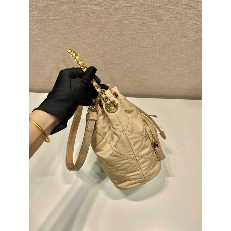 Pra*a re-nylon shoulder bag desert yellow