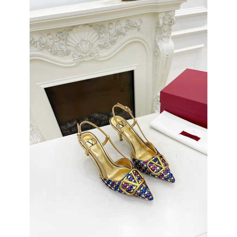 Valentino VLogo Signature Pointed Toe Pumps