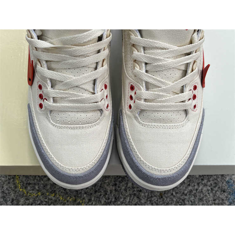 Jordan 3 x Off White Sneakers White/Red