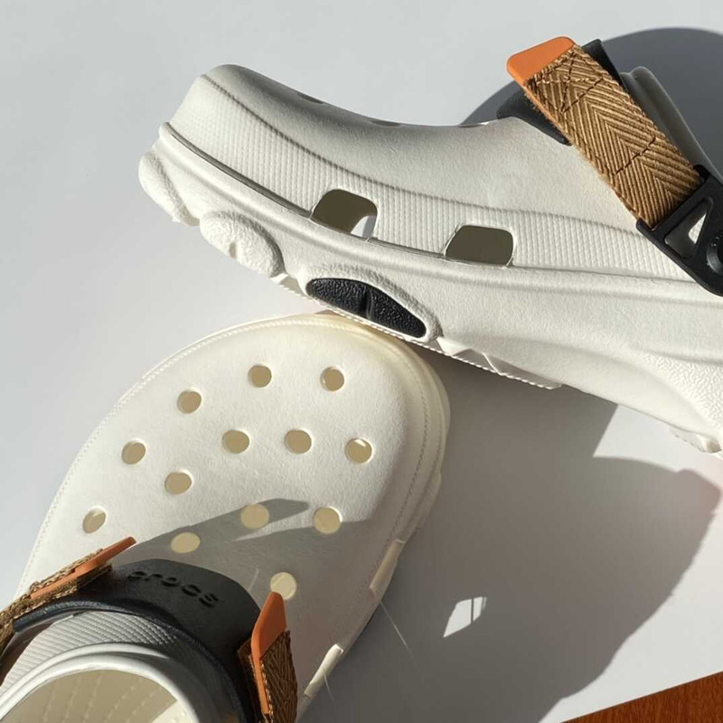 Cr*0*s classic all terrain sandals white