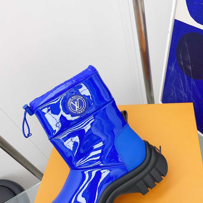 l**is V*t*n ruby flat half boot blue