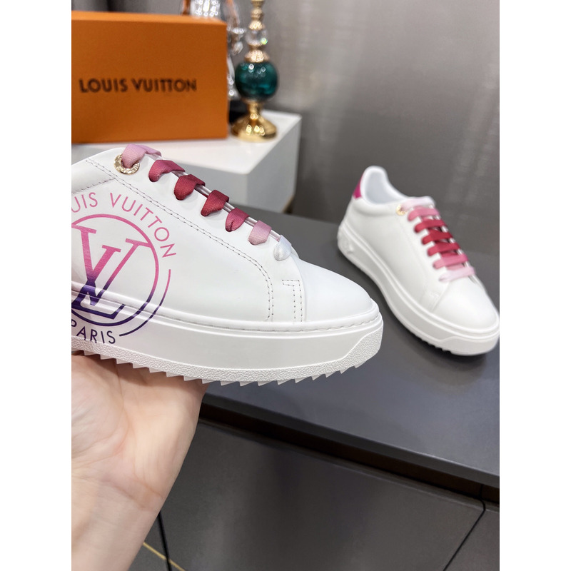 l**is V*t*n time out sneaker white pink sneaker