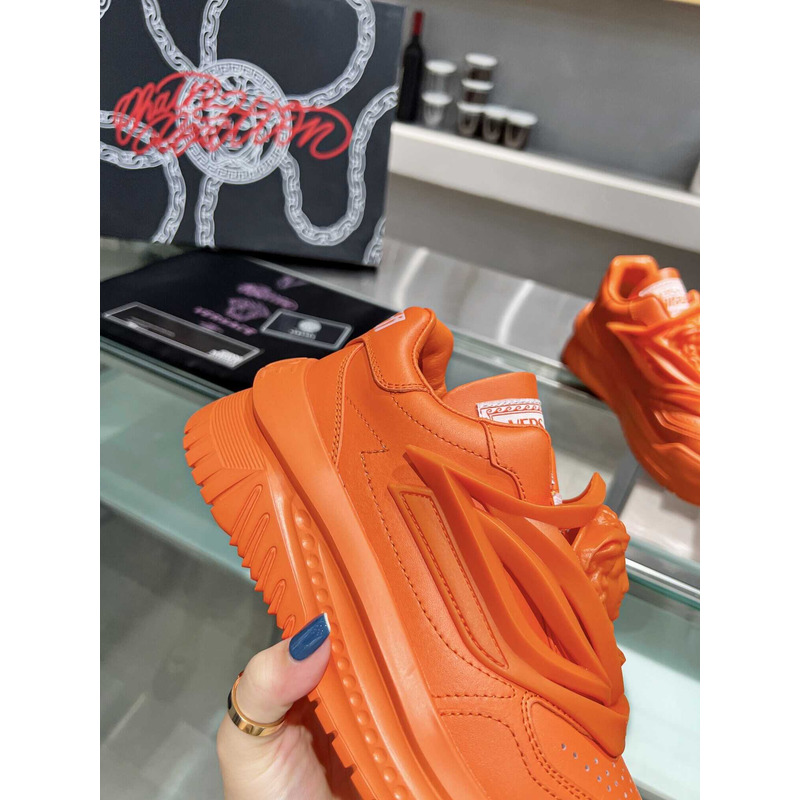 Versace Orange Odissea Sneakers