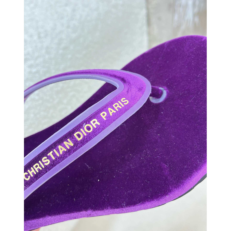 D*or D*orsea flip flops velvet purple