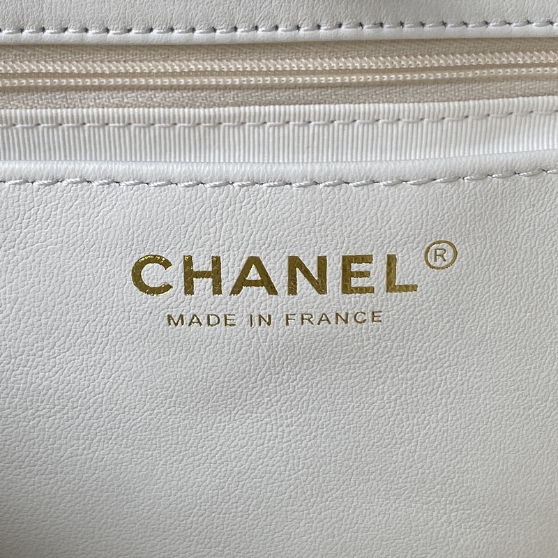 Ch*el tote bag white