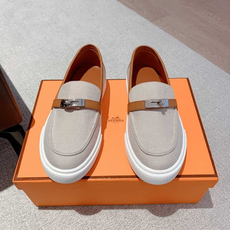 H**mes game easy sneakers beige