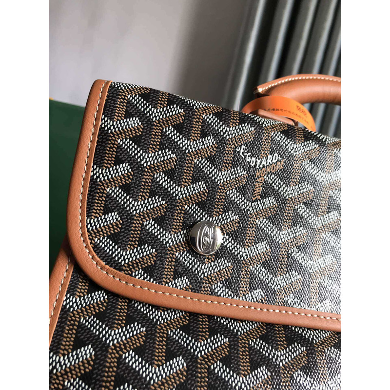 Go*ard saint léger backpack whit printbrown and gray