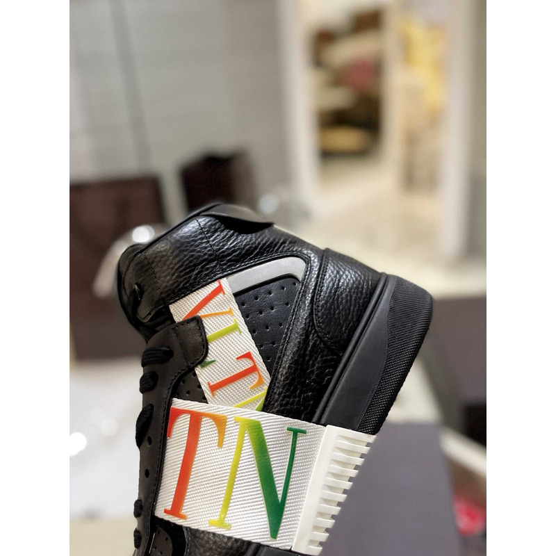 Valentino VLTN High Top Sneaker Black