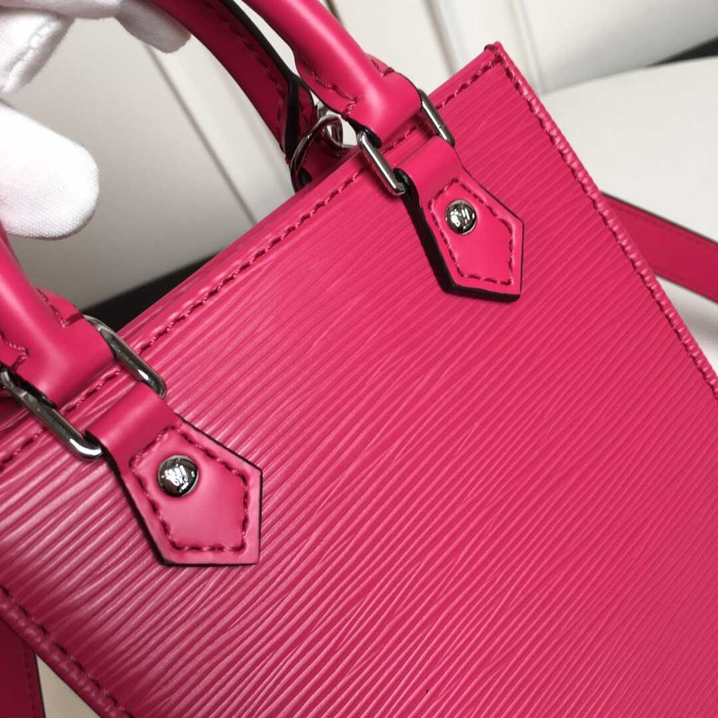 l**is V*t*n petit sac plat epi leather rose pink