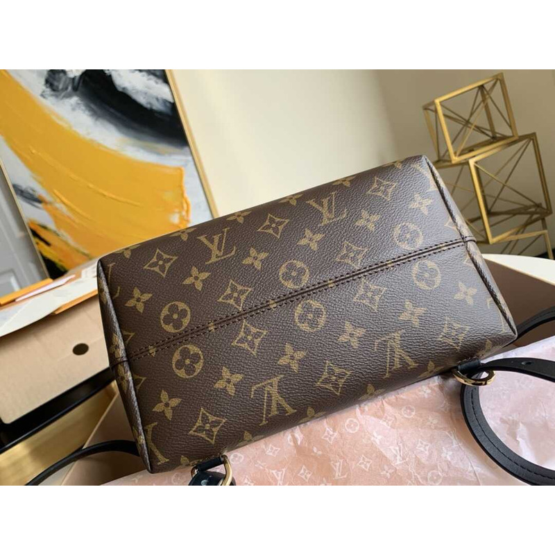 l**is V*t*n montsouris small backpack monogram&black