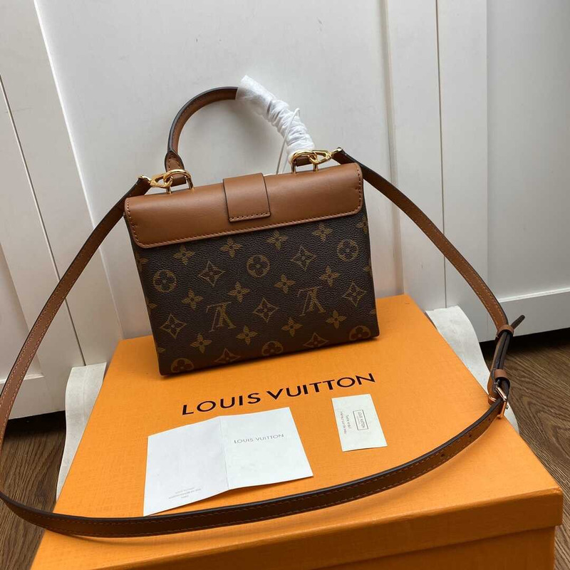 l**is V*t*n locky bb monogram and smooth cowhide brown
