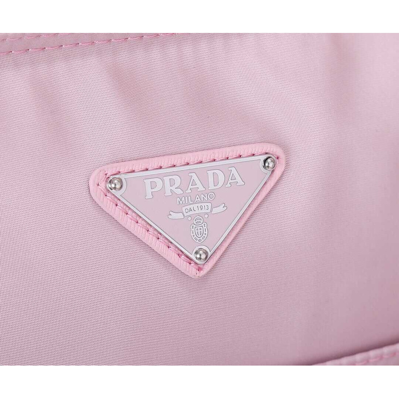 Pra*a recycled nylon tote bag pink
